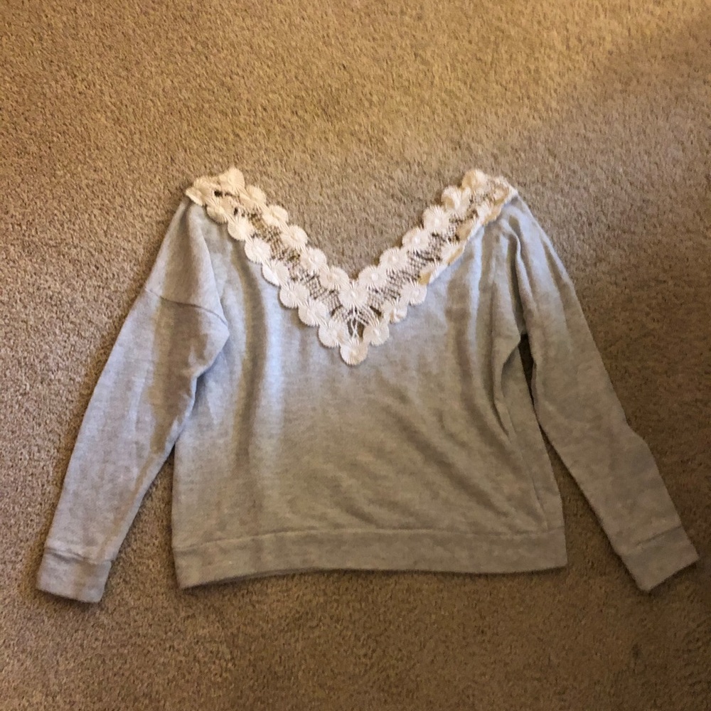 Off shoulder sweater